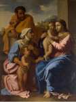 Poussin Nicolas Holy Family with St Elizabeth and John the Baptist  - Hermitage